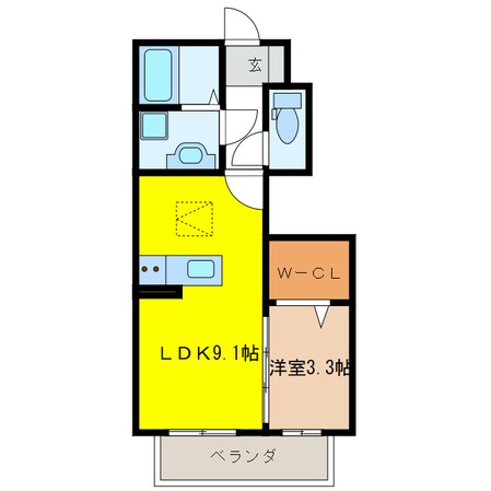 ドミールの物件間取画像